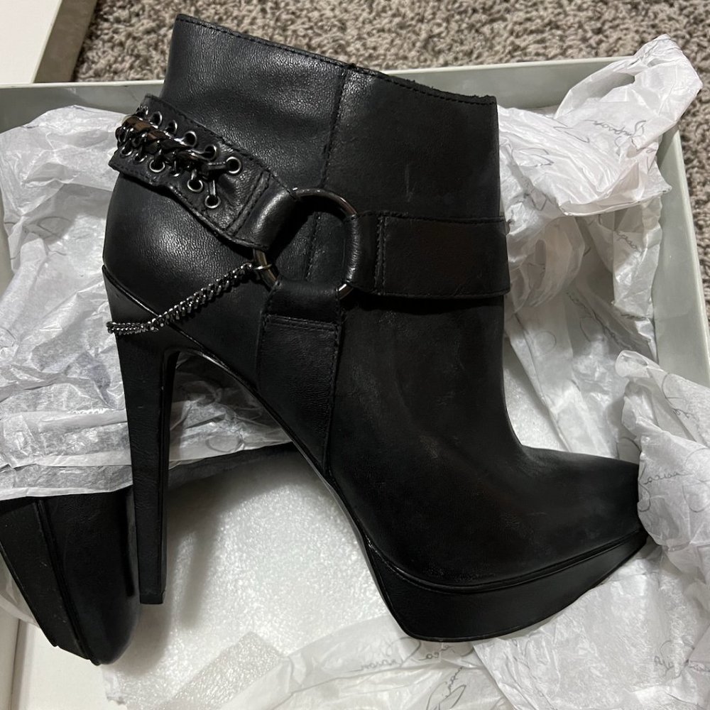 Black Heeled Booties
